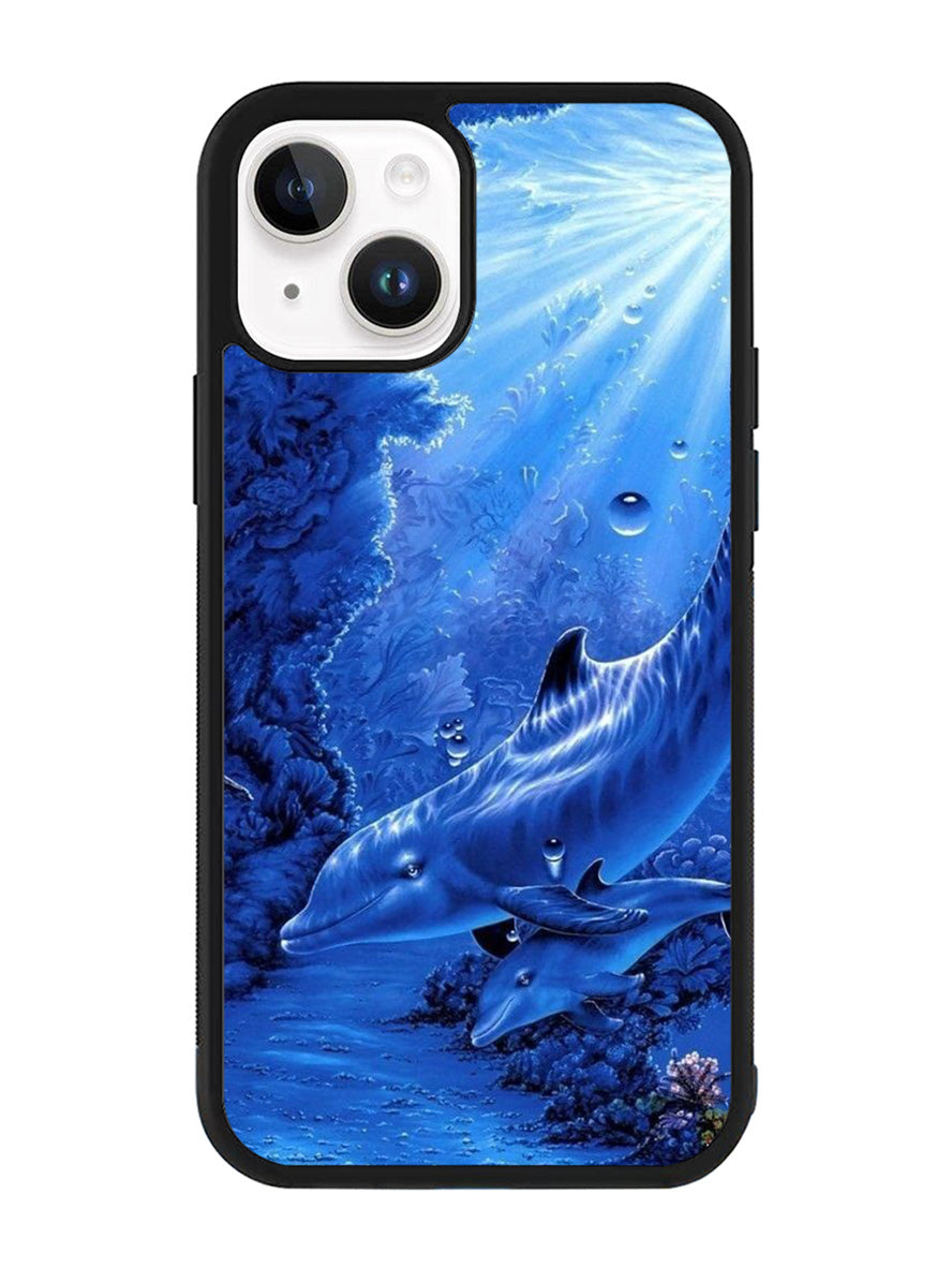 Dolphine in the Sea iPhone 14 Case QC11063