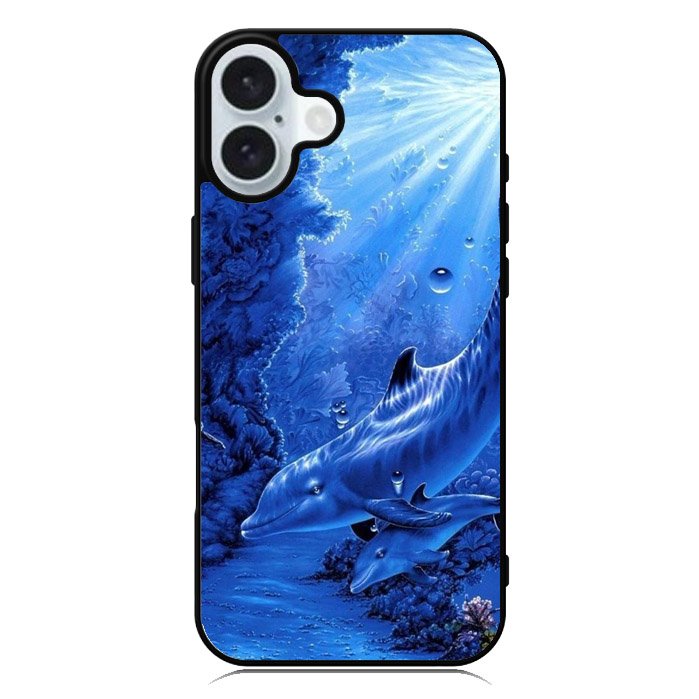 Dolphine in the Sea iPhone 16 Case QC11063