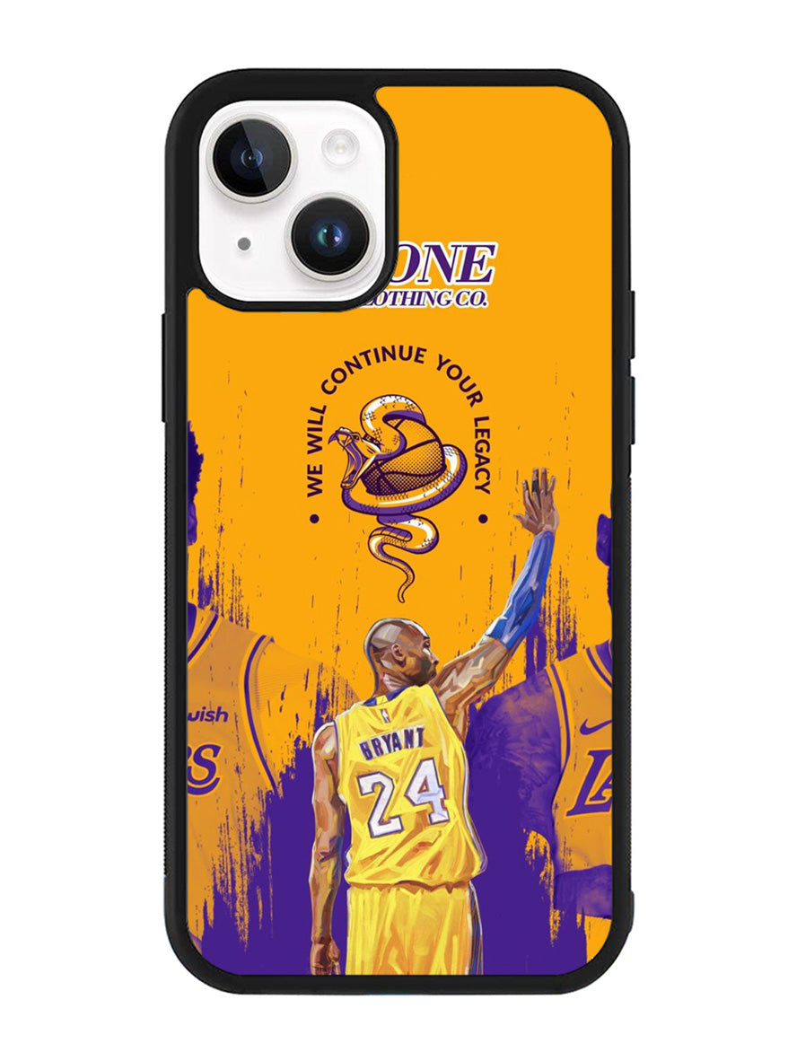 Lakers 24 LA iPhone 14 Plus Case QC10885
