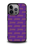 Lakers Pattern LA iPhone 14 Pro Max Case QC10887