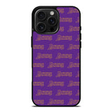 Lakers Pattern LA iPhone 16 Pro Case OV10887