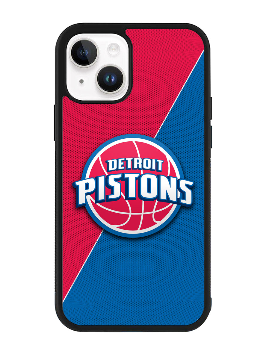 Red Blue Detroit Pistons iPhone 15 Plus Case OV10804