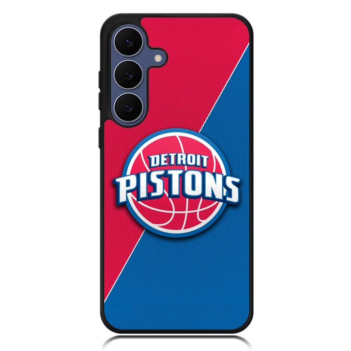 Red Blue Detroit Pistons Samsung Galaxy S25 FE Case OV10804