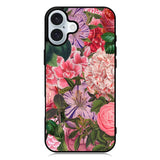Floral Flower Pattern iPhone 16 Plus Case QC10566