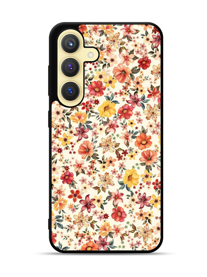 Floral Flower Vintage Samsung Galaxy S23 FE 5G Case QC10567