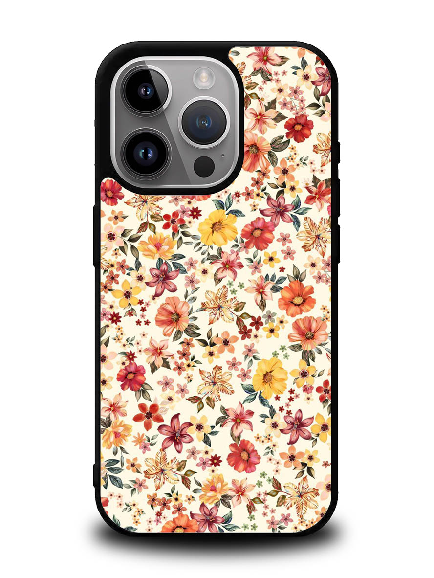Floral Flower Vintage iPhone 16 Pro Case OV10567