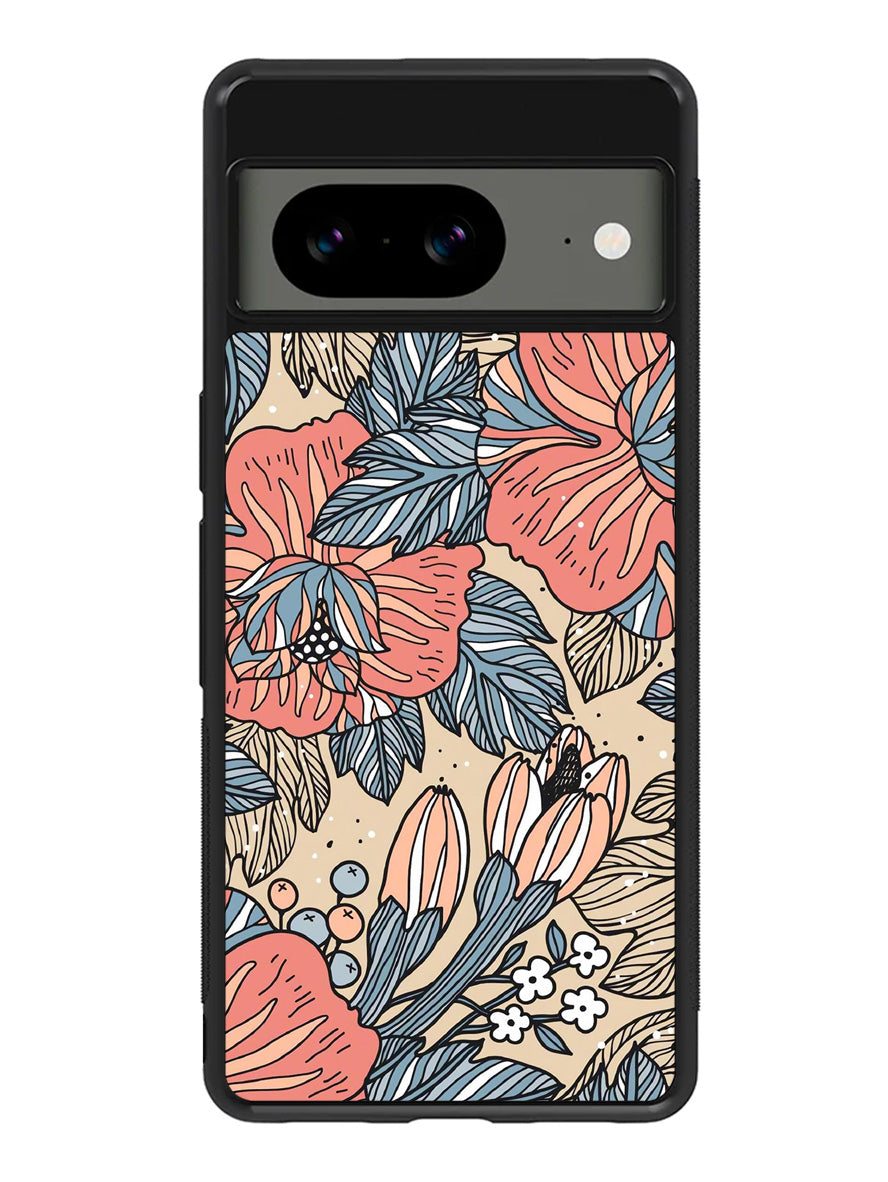 Floral Flower Google Pixel 8A Case QC10564