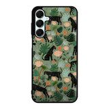Black Panther on Flores Samsung Galaxy A16 Case OV10654