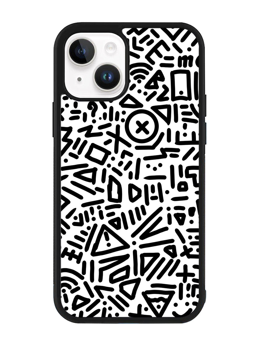 Abstract Line iPhone 14 Case QC10627