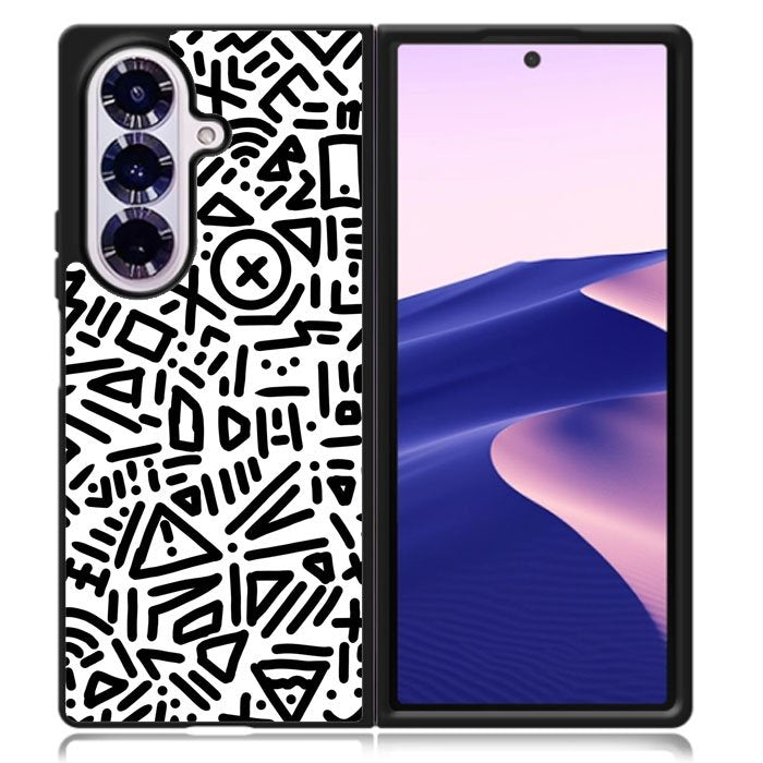Abstract Line Samsung Galaxy Z Fold 7 Case OV10627