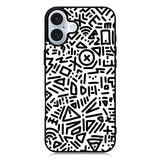 Abstract Line iPhone 16 Plus Case QC10627