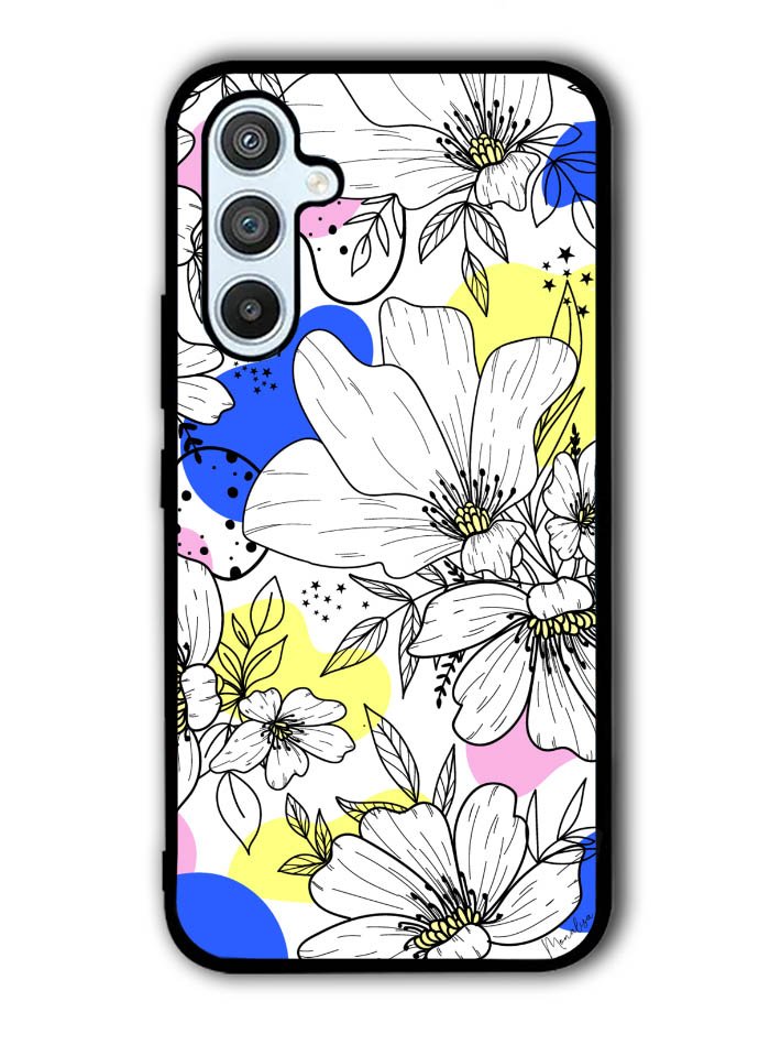 Floral Flower Color Samsung Galaxy A54 5G Case OV10565