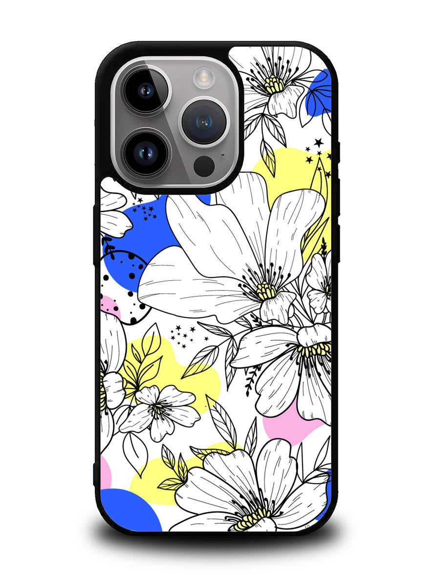 Floral Flower Color iPhone 14 Pro Max Case QC10565