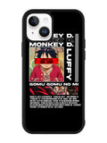 Monkey D luffy Gomu GOmu No iPhone 15 Case OV10502