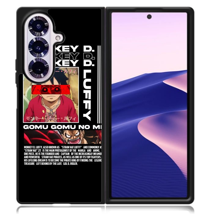 Monkey D luffy Gomu GOmu No Samsung Galaxy Z Fold 7 Case OV10502