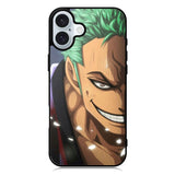 One Piece Roronoa Zoro iPhone 16 Plus Case QC10529
