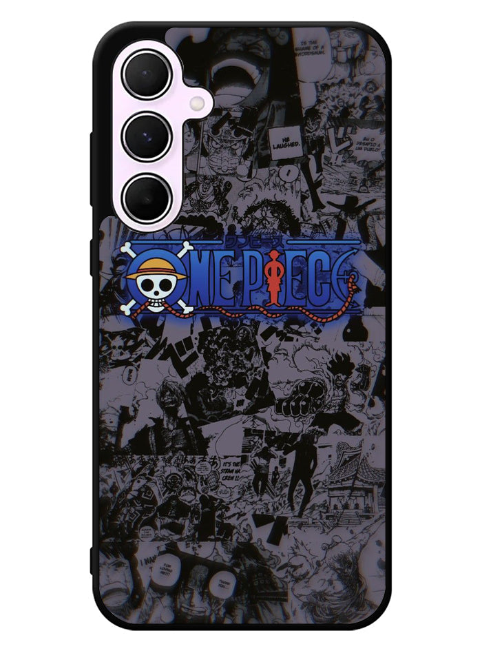 One Piece Comics Logo Samsung Galaxy A55 5G Case