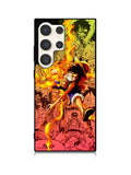 Fire Luffy One Piece Samsung Galaxy S25 Ultra 5G Case QC10563