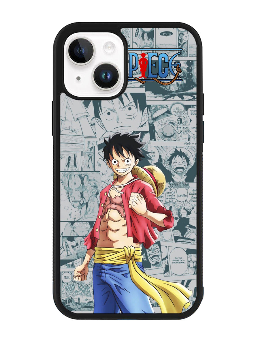 One Piece Comics Luffy iPhone 14 Case QC10524