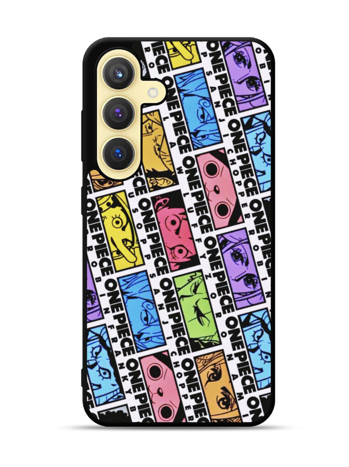 One Piece Sticker Face Samsung Galaxy S24 FE 5G Case OV10530