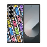 One Piece Sticker Face Samsung Galaxy Z Fold 7 5G Case QC10530