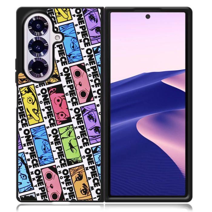 One Piece Sticker Face Samsung Galaxy Z Fold 7 Case OV10530