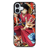 Luffy Arc Wano Kaido iPhone 16 Plus Case QC10473