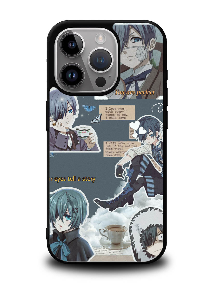 Ciel Phantomhive Anime iPhone 14 Pro Max Case QC10694