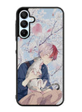 anime boy with cat Samsung Galaxy A35 5G Case OV0097
