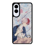 anime boy with cat Samsung Galaxy S25 Edge 5G Case OV0097