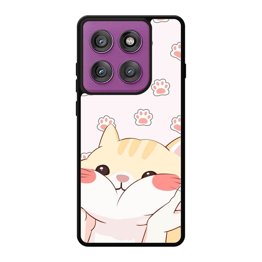 Cute Cat Pussy FLO503 Motorola Moto Edge 60 Pro Case
