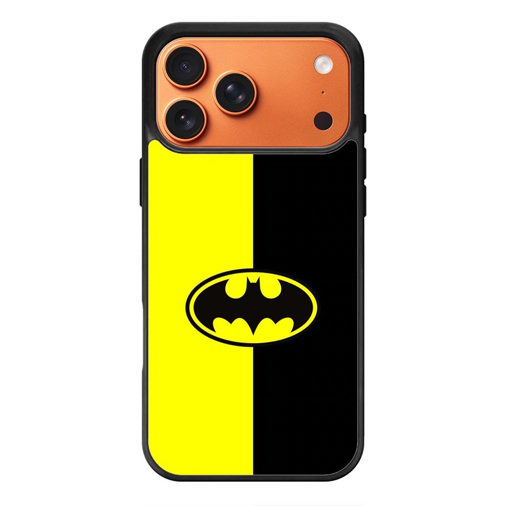 Batman Logo Yellow Black iPhone 17 Pro Case OV0112