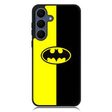 Batman Logo Yellow Black Samsung Galaxy S25 FE Case OV0112