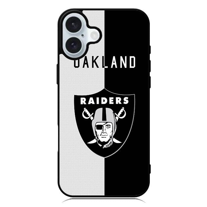 Oakland Raiders BW iPhone 16 Plus Case QC0118