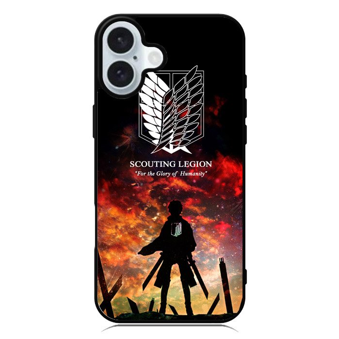Attack On Titan iPhone 16 Plus Case QC0133