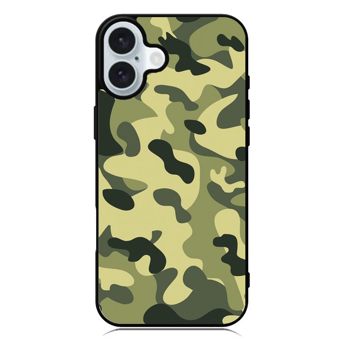 Army Camouflage iPhone 16 Plus Case QC0135