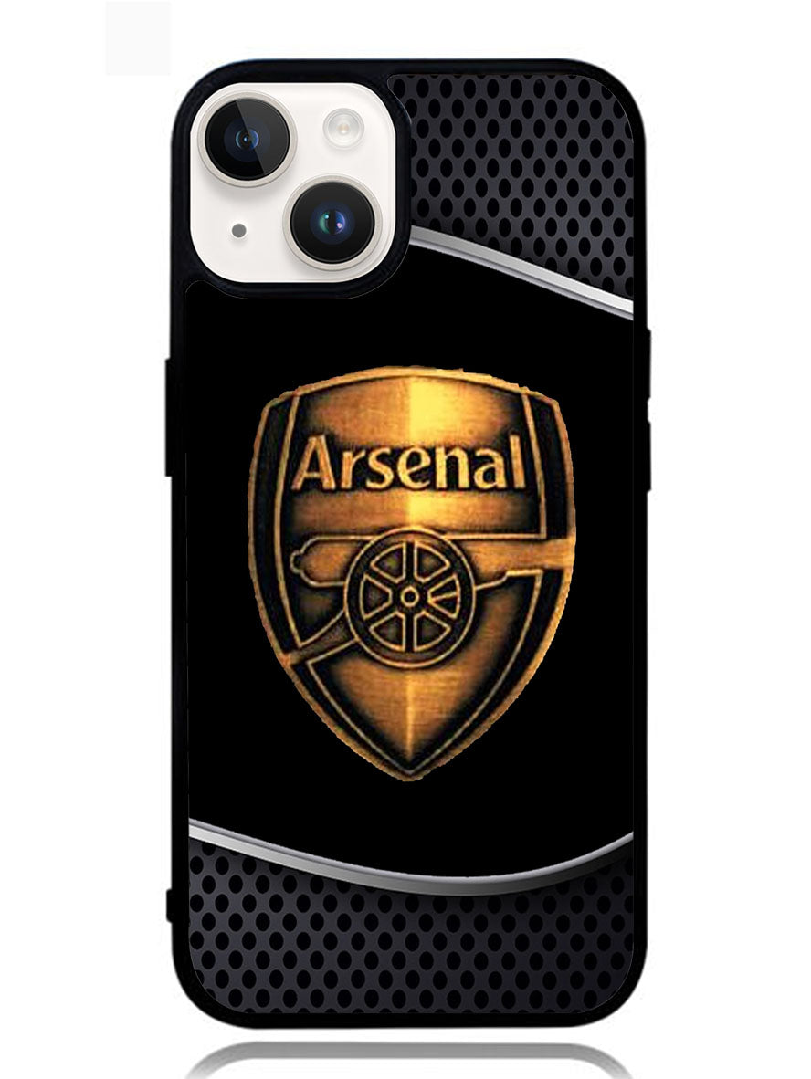 Arsenal Logo Gold iPhone 14 Case OV0136