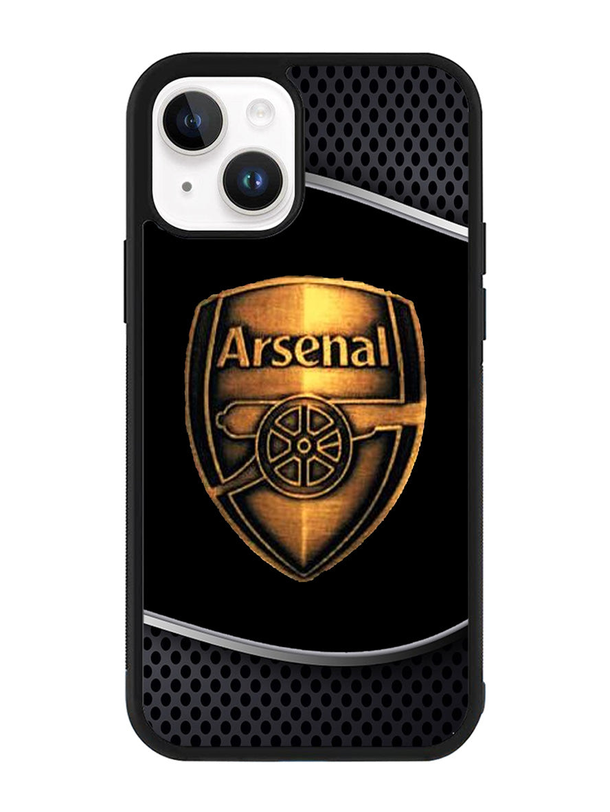 Arsenal Logo Gold 2nd iPhone 15 Case