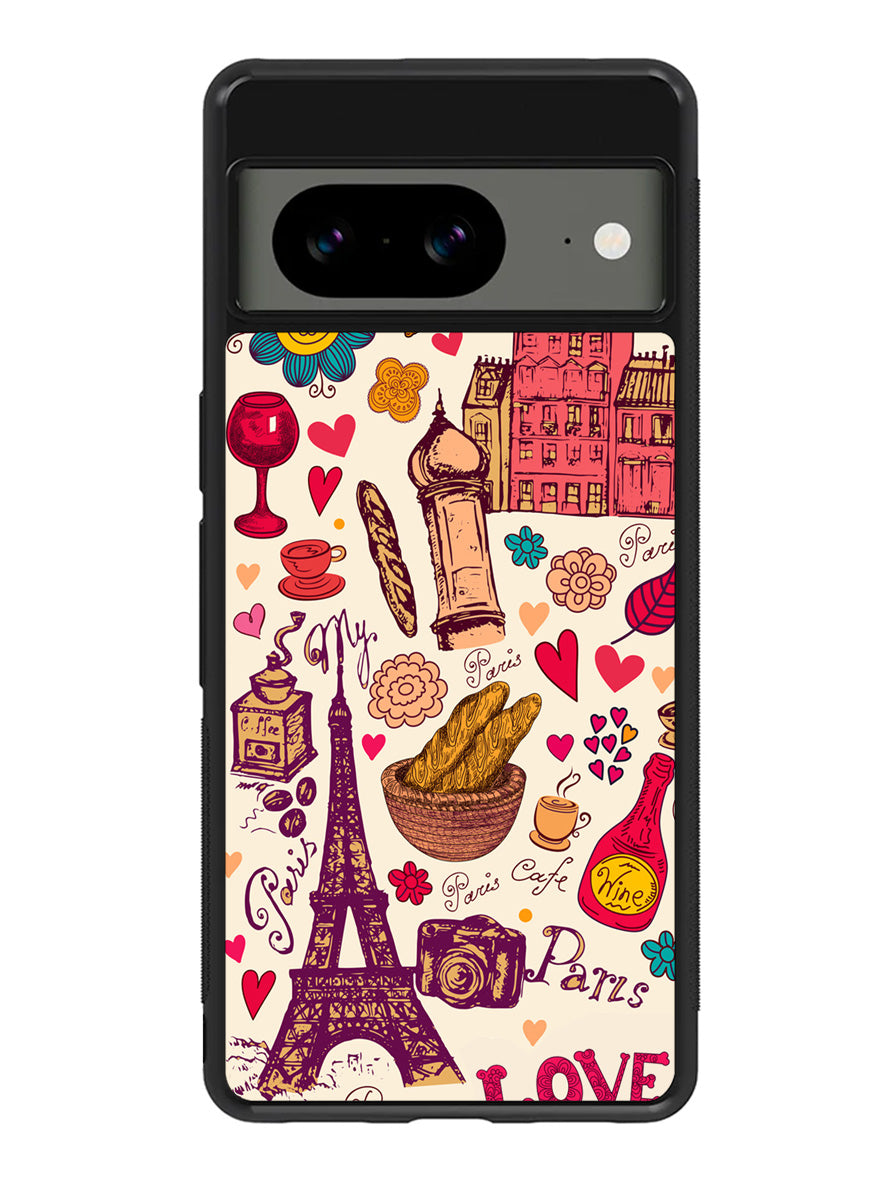 Beautiful Paris Google Pixel 8 Case QC0137
