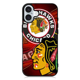 Chicago Blackhawks Logo iPhone 16 Case QC0154