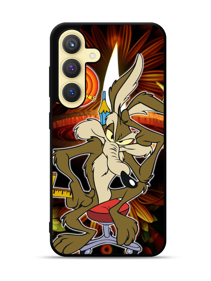 Wile E Coyote Falling Off Cliff Looney Tunes Samsung Galaxy S24 Plus 5G , Samsung Galaxy S24+ 5G Case OV0172