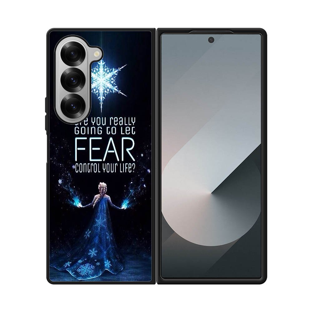 Disney Frozen Elsa fear Samsung Galaxy Z Fold 7 5G Case QC0177