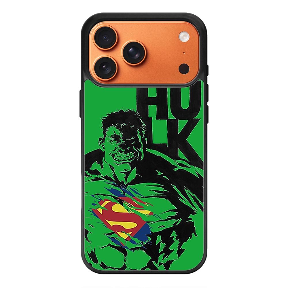 Hulk and Superman iPhone 17 Pro Case QC0190