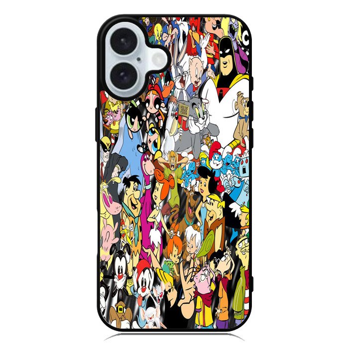 90S Cartoon Characters 2 iPhone 16 Plus Case QC0208