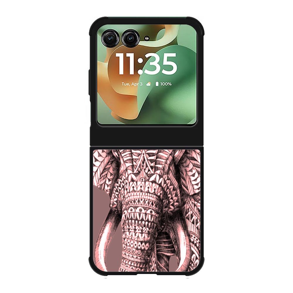 Aztec Elephants Motorola Moto RAZR 2025 Case OV0216