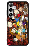 Peanuts In Background Wood Art Samsung Galaxy S25 5G Case