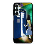 Alice Wonderland On Tardis Samsung Galaxy A16 Case OV2205