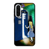 Alice Wonderland On Tardis Samsung Galaxy A56 Case OV4960