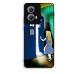 Alice Wonderland On Tardis Motorola Moto Edge 2024 Case OV2205