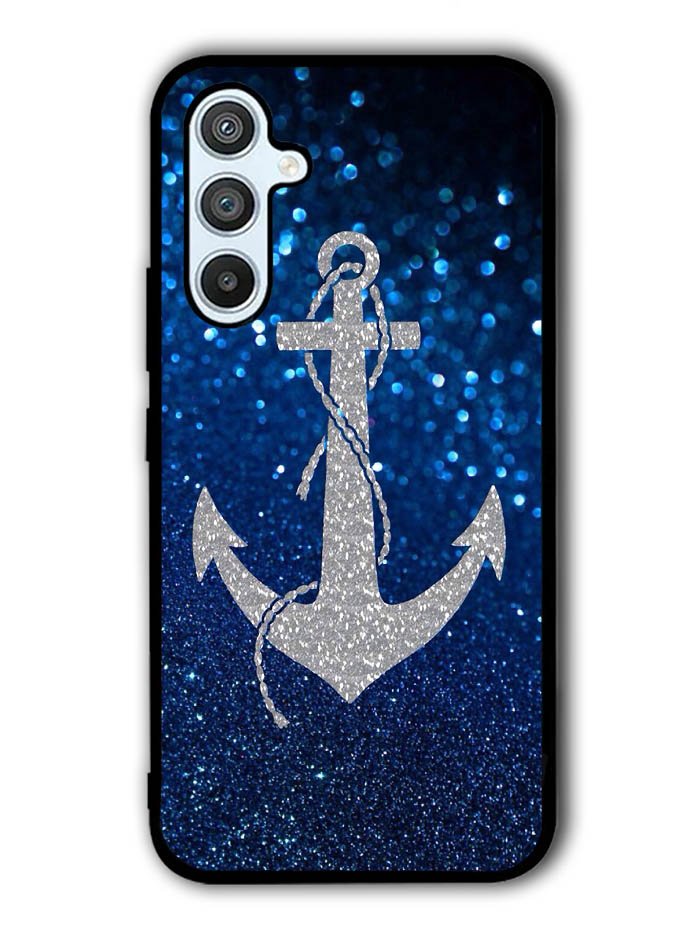 Blue Glitters Anchor Samsung Galaxy A54 5G Case OV0234